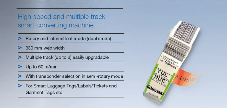 Soluções Customizadas para Produção de Identificação (Id), Smart Labels, Tickets e Tags e Produção de Inlays de RFID.